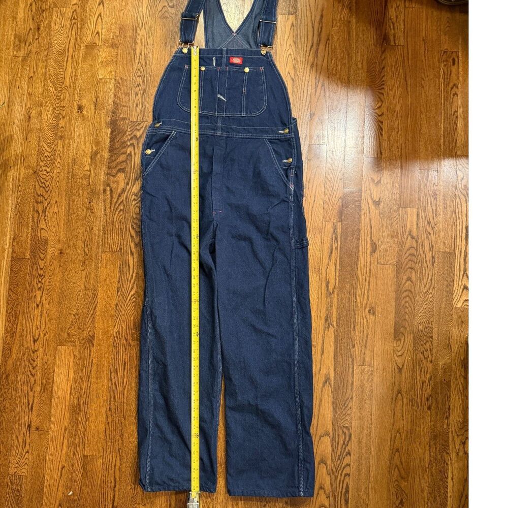 Vintage Dickies Denim Bib Overalls, Workwear, Carpenter, Y2K
